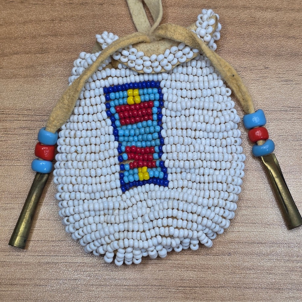 Native American Style Beaded Jewelry Thunderbird Necklace with Bracelet‎ & Pouch - Picture 6 of 14